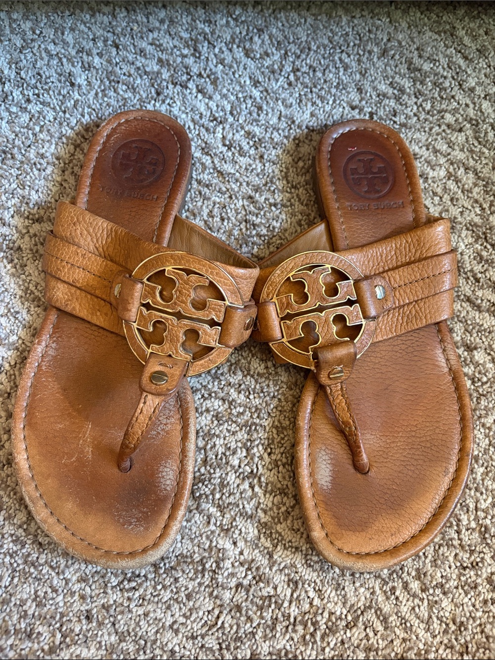 Tory Burch Miller Sandals Tan